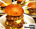 Foto zu Burger 600g Smoking BBQ Monster