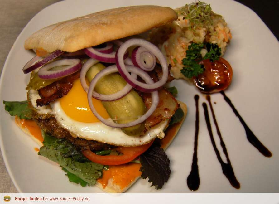Foto zu Burger Magdeburger Bacon&Ei